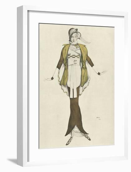 Gazette du Bon Ton, 1913, No. 6 Philomele-Leon Bakst-Framed Premium Giclee Print