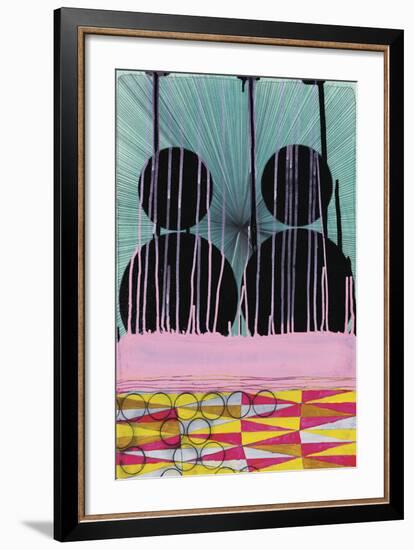 Gazing at Ourselves-Jennifer Sanchez-Framed Art Print