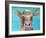 Gazing Cow 1-Doris Charest-Framed Art Print