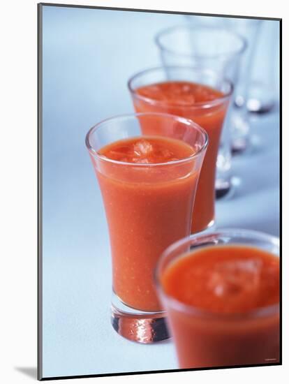 Gazpacho in Small Glasses-Ian Batchelor-Mounted Photographic Print