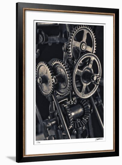 Gears 1-Donald Satterlee-Framed Giclee Print