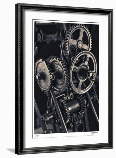 Gears 1-Donald Satterlee-Framed Giclee Print