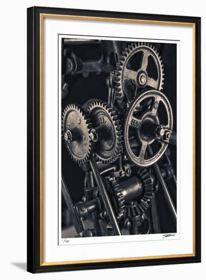 Gears 1-Donald Satterlee-Framed Giclee Print