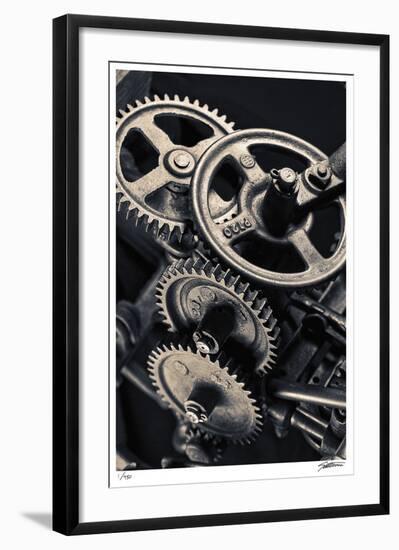 Gears 3-Donald Satterlee-Framed Giclee Print