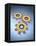 Gears Composed of Molecules-null-Framed Premier Image Canvas