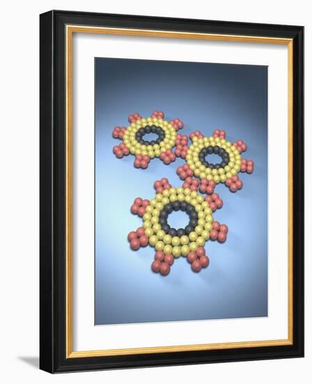 Gears Composed of Molecules-null-Framed Photographic Print