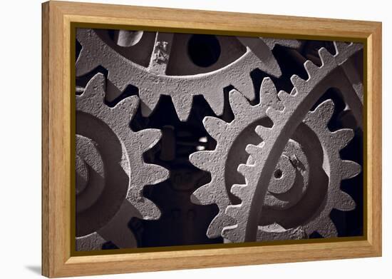 Gears Number 1-Steve Gadomski-Framed Premier Image Canvas