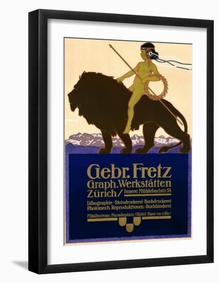 Gebr Fretz-Carl Moos-Framed Art Print