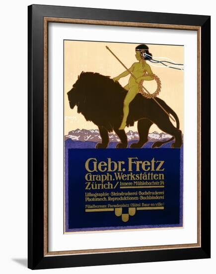 Gebr Fretz-Carl Moos-Framed Art Print