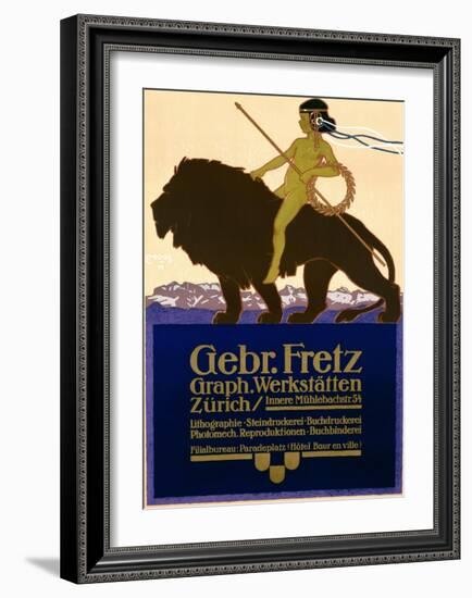 Gebr Fretz-Carl Moos-Framed Art Print