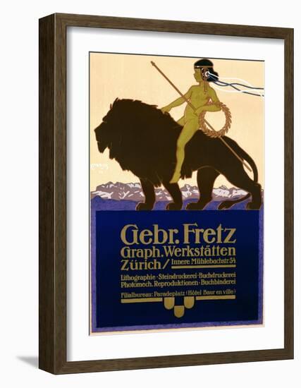 Gebr Fretz-Carl Moos-Framed Art Print