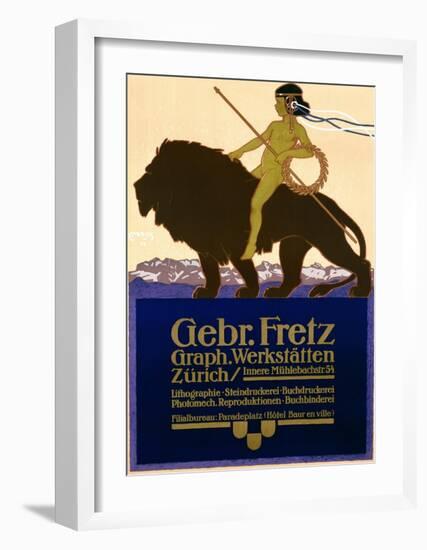 Gebr Fretz-Carl Moos-Framed Art Print