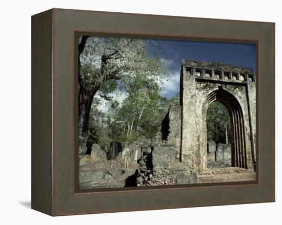 Gedi Ruins, Malindi, Kenya, East Africa, Africa-Upperhall-Framed Premier Image Canvas