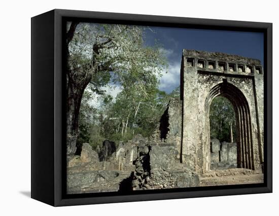 Gedi Ruins, Malindi, Kenya, East Africa, Africa-Upperhall-Framed Premier Image Canvas