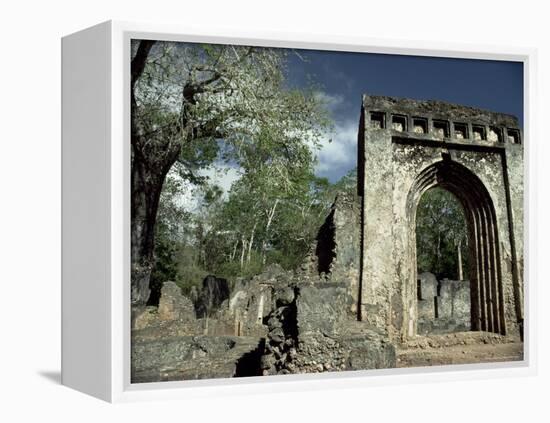 Gedi Ruins, Malindi, Kenya, East Africa, Africa-Upperhall-Framed Premier Image Canvas