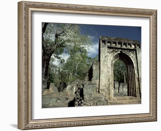 Gedi Ruins, Malindi, Kenya, East Africa, Africa-Upperhall-Framed Photographic Print