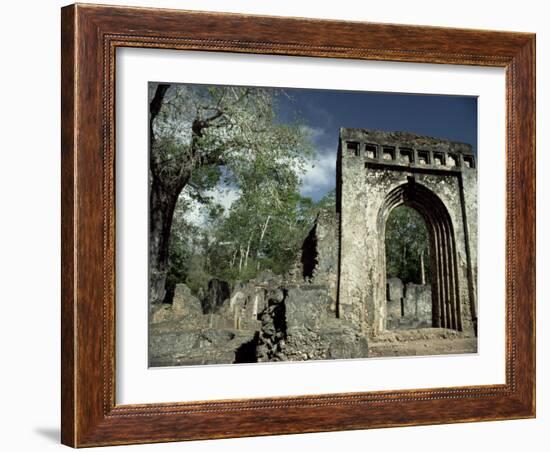 Gedi Ruins, Malindi, Kenya, East Africa, Africa-Upperhall-Framed Photographic Print