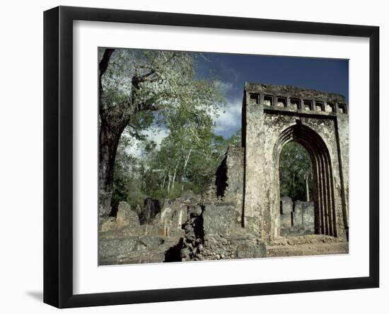 Gedi Ruins, Malindi, Kenya, East Africa, Africa-Upperhall-Framed Photographic Print