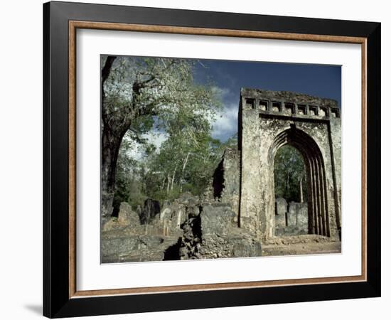 Gedi Ruins, Malindi, Kenya, East Africa, Africa-Upperhall-Framed Photographic Print