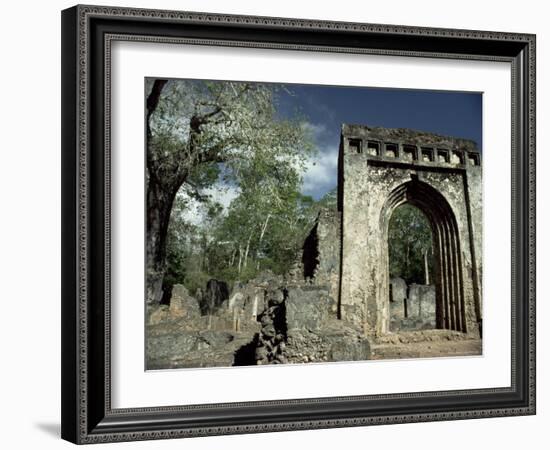 Gedi Ruins, Malindi, Kenya, East Africa, Africa-Upperhall-Framed Photographic Print