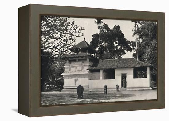 'Gedige Vihara, Kandy (Beispiel eines buddhistischen Tempels im Stile eines Hinduheiligtums, Dewale-Unknown-Framed Premier Image Canvas