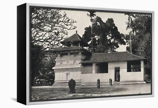 'Gedige Vihara, Kandy (Beispiel eines buddhistischen Tempels im Stile eines Hinduheiligtums, Dewale-Unknown-Framed Premier Image Canvas