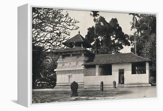 'Gedige Vihara, Kandy (Beispiel eines buddhistischen Tempels im Stile eines Hinduheiligtums, Dewale-Unknown-Framed Premier Image Canvas