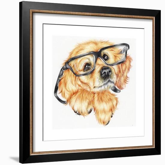 Geek Pup-Karen Middleton-Framed Giclee Print