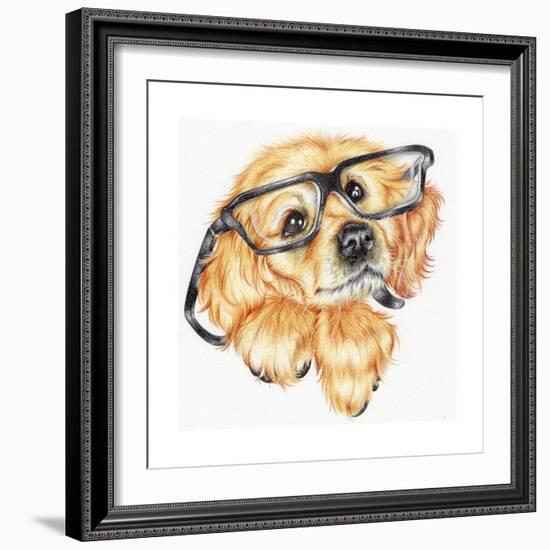 Geek Pup-Karen Middleton-Framed Giclee Print