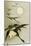 Geese and the Moon-Koson Ohara-Mounted Giclee Print