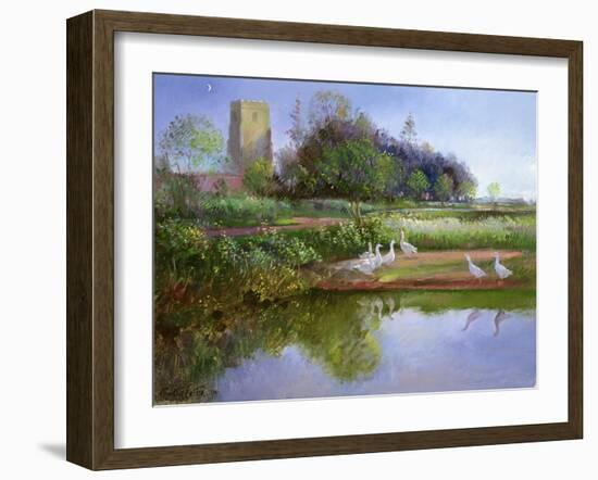 Geese at Sundown, 1991-Timothy Easton-Framed Giclee Print