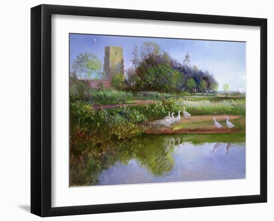 Geese at Sundown, 1991-Timothy Easton-Framed Giclee Print