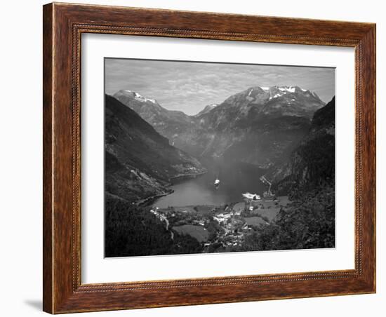 Geiranger Fjord, Western Fjords, Norway-Gavin Hellier-Framed Photographic Print