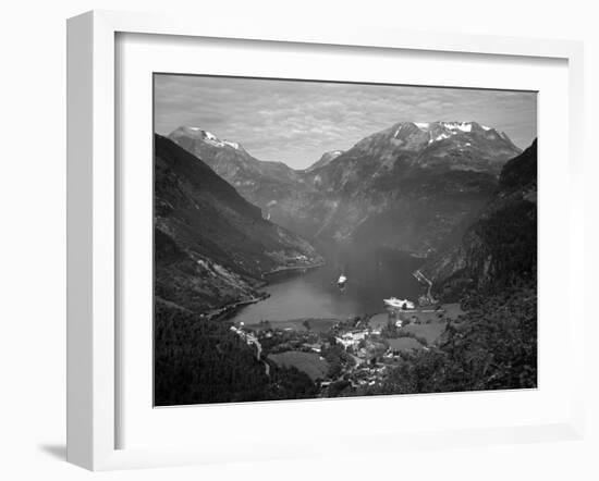 Geiranger Fjord, Western Fjords, Norway-Gavin Hellier-Framed Photographic Print