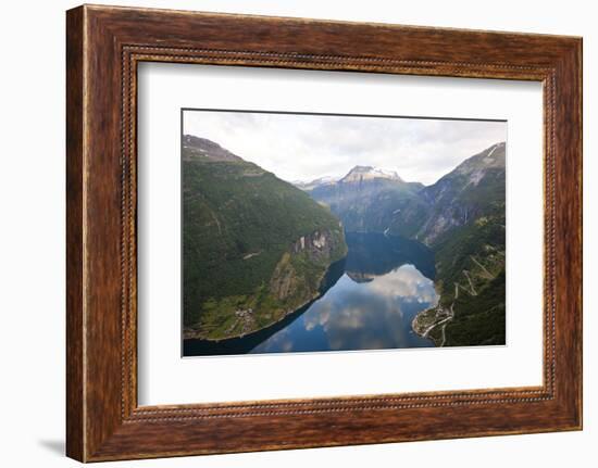 Geirangerfjord, Western Fjords, Norway-Peter Adams-Framed Photographic Print