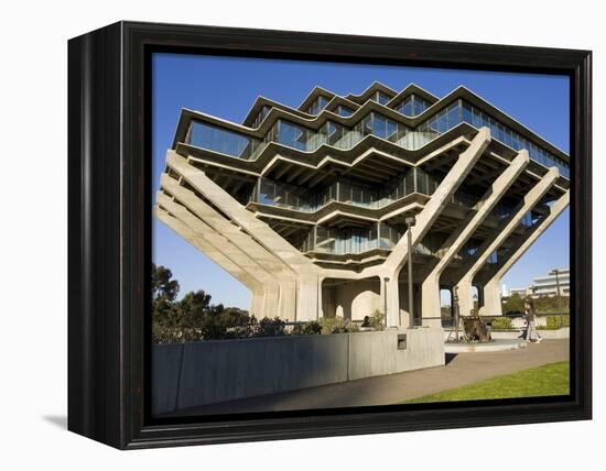 Geisel Library in University College San Diego, La Jolla, California, USA-Richard Cummins-Framed Premier Image Canvas