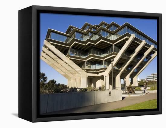 Geisel Library in University College San Diego, La Jolla, California, USA-Richard Cummins-Framed Premier Image Canvas