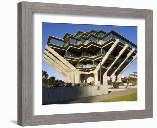 Geisel Library in University College San Diego, La Jolla, California, USA-Richard Cummins-Framed Photographic Print