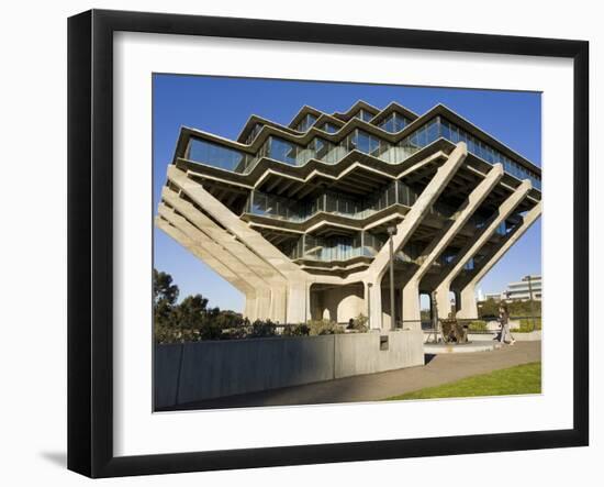 Geisel Library in University College San Diego, La Jolla, California, USA-Richard Cummins-Framed Photographic Print