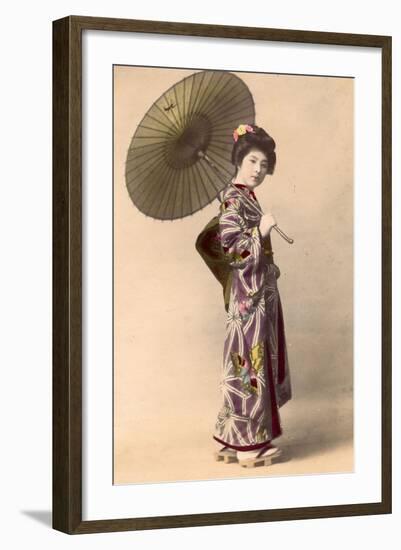 Geisha, C.1900-null-Framed Photographic Print