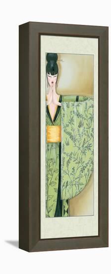 Geisha Girl I-Julia Hawkins-Framed Stretched Canvas