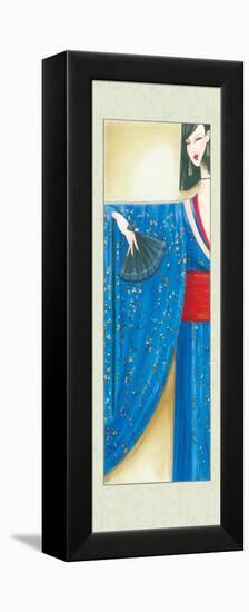 Geisha Girl II-Julia Hawkins-Framed Stretched Canvas