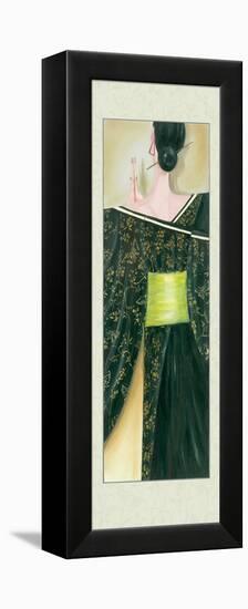 Geisha Girl III-Julia Hawkins-Framed Stretched Canvas