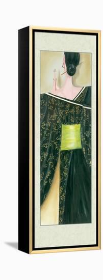 Geisha Girl III-Julia Hawkins-Framed Stretched Canvas