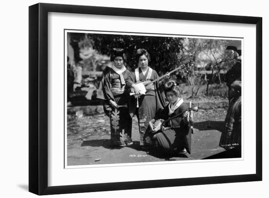 Geisha Girls, Japan, Early 20th Century-null-Framed Giclee Print