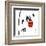 Geisha II-Jenny Tsang-Framed Art Print