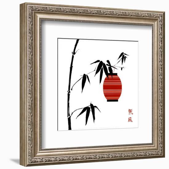 Geisha II-Jenny Tsang-Framed Art Print