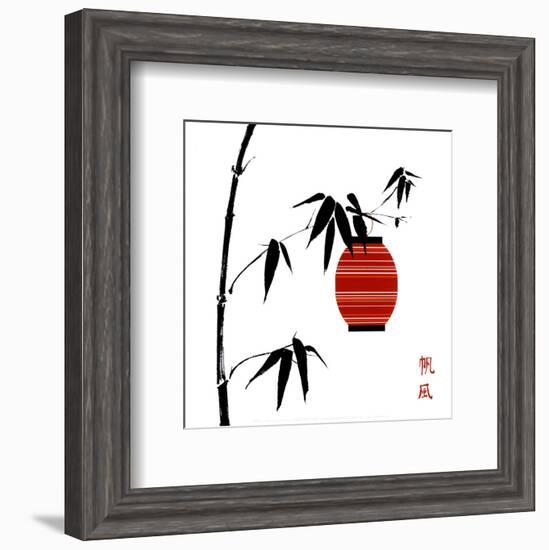 Geisha II-Jenny Tsang-Framed Art Print