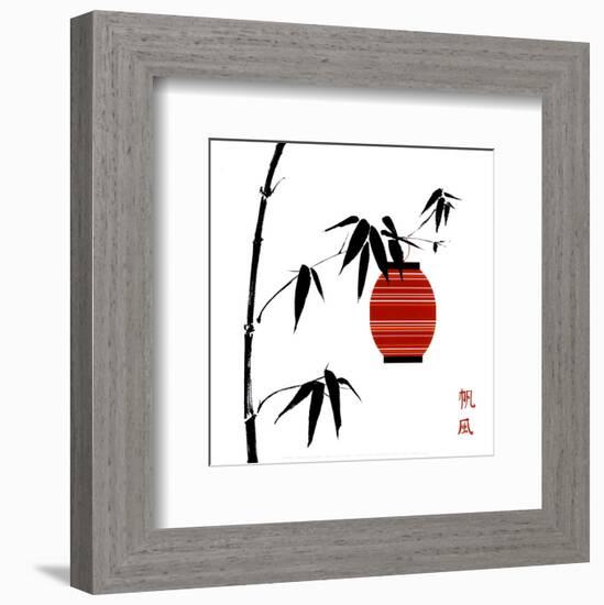 Geisha II-Jenny Tsang-Framed Art Print