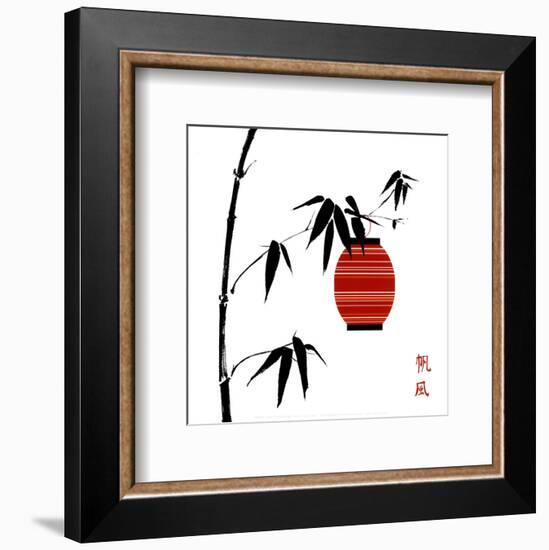 Geisha II-Jenny Tsang-Framed Art Print